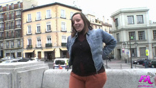 czarna w pała w blond suczce