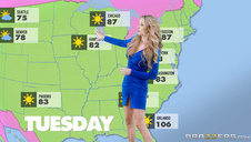 fajna blondynka wzięta na jeźdźca