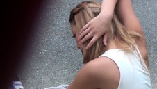 duży chłop z gorącą kendall woods