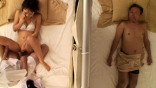 dwie słodkie laski liżą jego sprzęt i kakaowe oczko