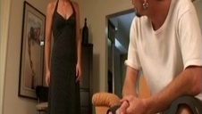 niezła blondyna zna się na obciąganiu