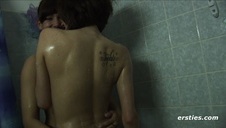 cała gęba w spermie