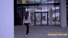 laska wyrwana w sklepie