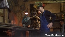 seks na blacie z przepiękną babeczką