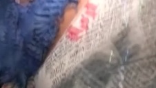 seks na stojaka z krągłą i opalona dziunią