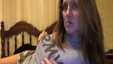 małolata z wibratorem w dupei