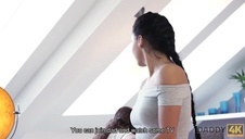 ostre kocice z giętkim dildo