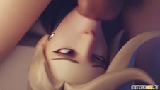 suczka prezentuje dupsko na schodach