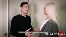 laska z konkretną pupką przyssała się do fiuta