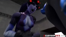 starszy facet daje z palca młodej blondyneczce