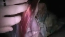 hardcorowy facet zabrał ją do siebie