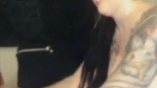 olbrzymie piersi pulchnej czekoladki