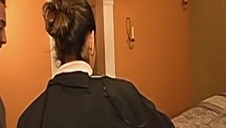 murzyńska ogolona pipka zdominowana