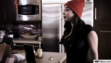 seks na stojaka z fajną rosjanką