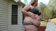 trening z gorącą blondynką