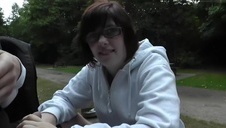 anal z czarną pałką