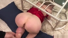 kudłata mama czesze szparkę