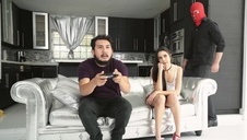 wziął młoda blondi od tylca