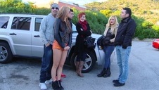 sex z francuską dupeczką na dworze