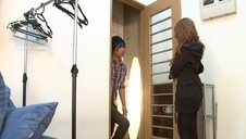 wytrysk prosto w czoło