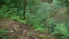 seksowna brunetka ujeżdża dildo na łóżku