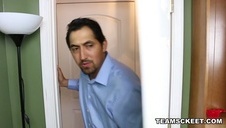 biznesmen zapina odbyt córki właściciela pensjonat