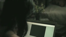 czarnowłosa i cycata pani bierze pałę do ust