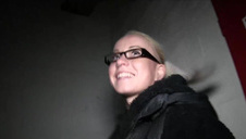 dziadek posuwa blondyne