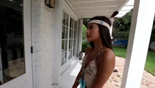 isabella z łysym typem