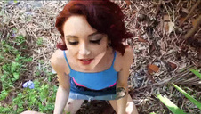 ostra jazda z uroczą blondynką