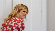 babeczka w pończochach przed internetową kamerką