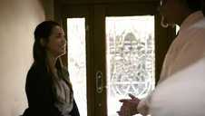 seksowna ciemnowłosa laska