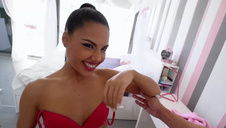 niemiecki rudzielec rozkłada nogi