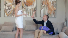 seks w plenerze z głośną kobietą