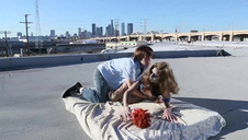 brutalne walenie gardła blondyny