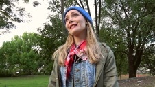 seks ze skośnooką brunetką