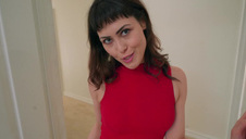 wsuwa w szparkę laski swą wielką pałkę