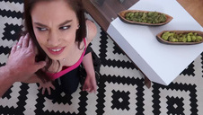 egzotyczna pipka w trójkącie