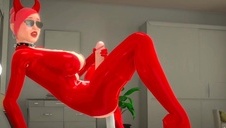 blady koleś rucha dwie czekoladki