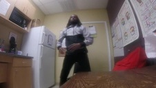 pielęgniarka z łysym pacjentem