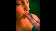 blondyna myślała że paluszek jest lepszy