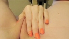 oblewa swoją cipkę