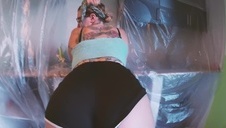 laska w pończochach lubi czekoladowe fiuty