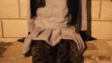 lekko puszysta amatorka z dużym biustem