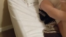 seksik z czarnowłosą azjatką w kuchni