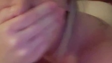 zadowala jego fiuta sztuczną cipkę