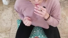 piekna laska w wannie