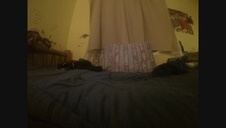 trzydziestka porusza swą bladziutką pupkę