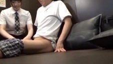 babunia jest mocno posuwana w obie dziury