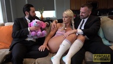 seksik z płaską blondi